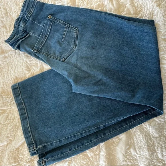 Pilcro by Anthropologie Flare Jeans | Side Zip | Size 29 - Picture 2 of 4